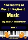 Easy play Original Paino / Keyboard Sheet Music for Beginners /  Intermediate Book 2 - graphc