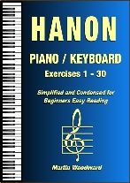 Easy Hanon Piano Keyboard Exercsies