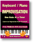 Learn Keyboard / Piano Improvisation One Note at a Time! - jpeg