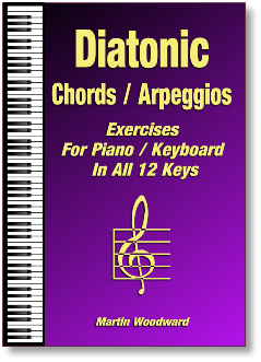 Diatonic Chords Arpeggios exercises and instruction